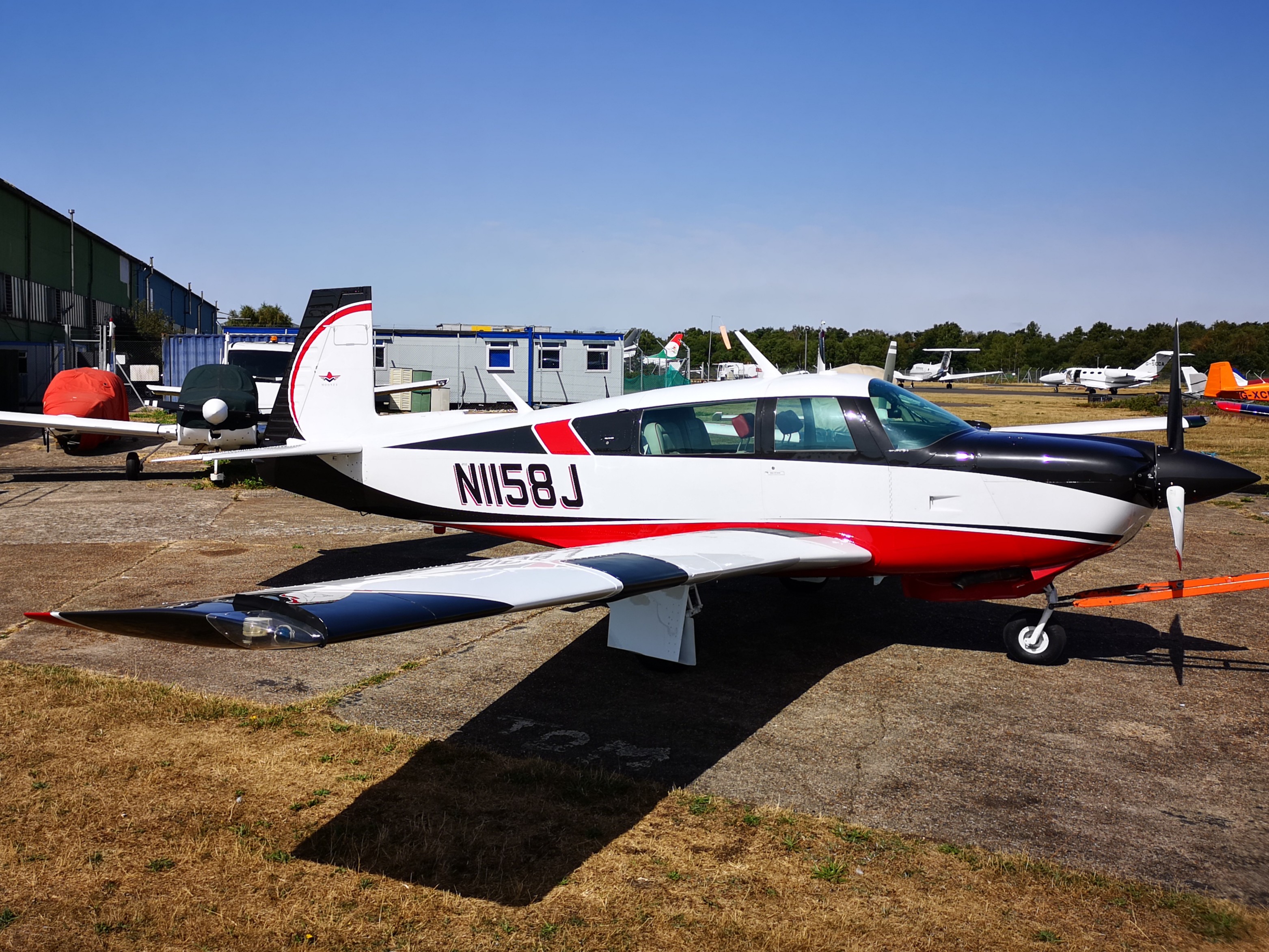 Single-engine aircraft painted by Airtime Paint
