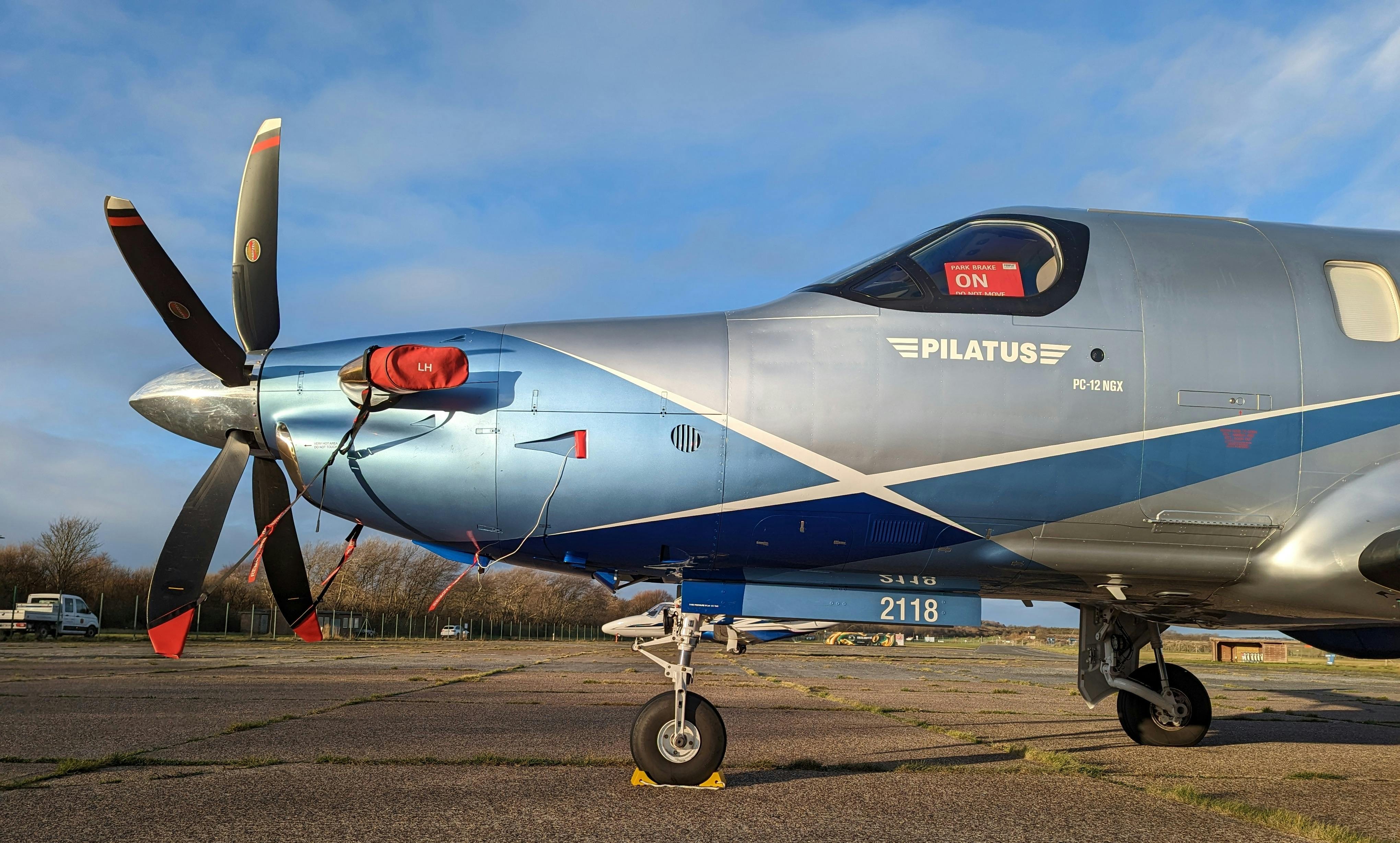 Turboprop aircraft painted by Airtime Paint