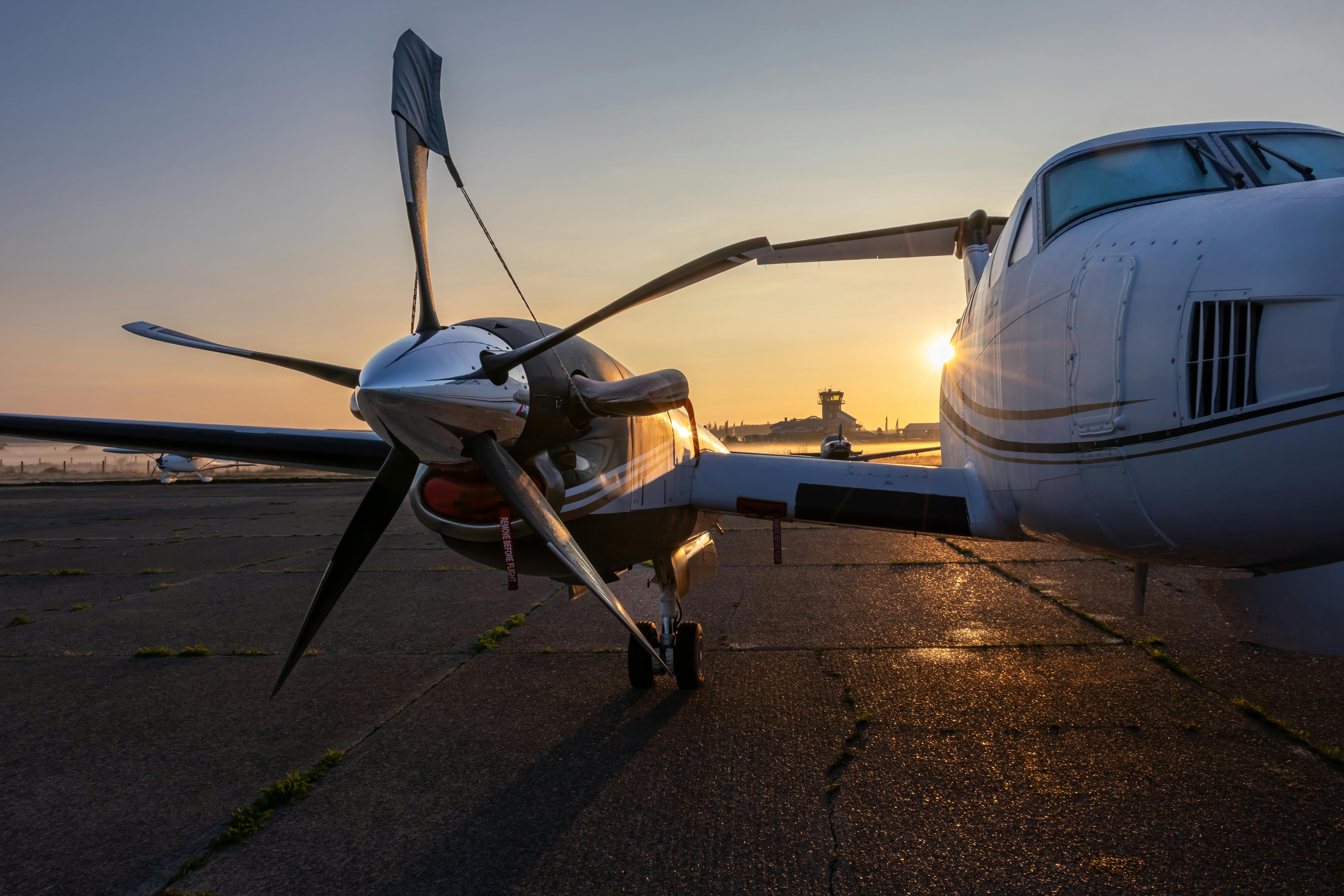 Twin-engine aircraft painted by Airtime Paint